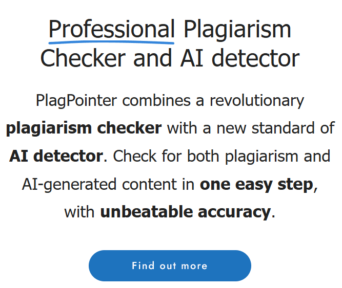 Plagiarism checker